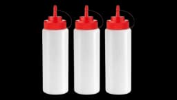 Condiment Squeeze Bottles for Sauces 355ml