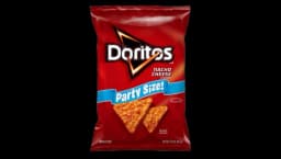 Doritos Nacho Cheese Tortilla Chips 411g Party Size Bag