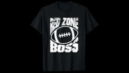 Red Zone Boss T-Shirt - Red/White