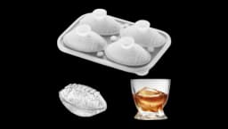Silicone Football Ice Cube Mold