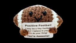 Funny Crochet Mini Football Gift