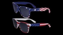 USA Flag Classic Patriot Sunglasses - Multicolor