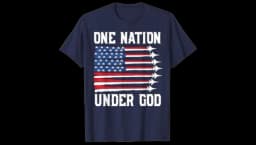USA Fighter Jet Patriotic T-Shirt - Navy