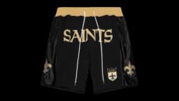 Just Don Throwbacks Shorts - Black/Gold
