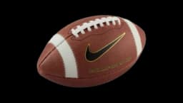 Championship Football - Brown/White/Metallic Gold/Black