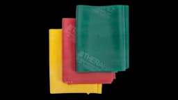 Latex Resistance Bands Yellow/Red/Green - Beginner Set
