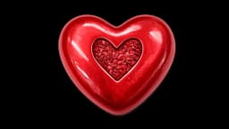 Always In My Heart Metal Pocket Token - Red