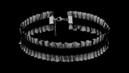 Goth Victorian Velvet Choker - Black