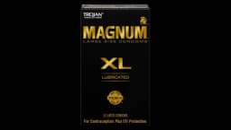 Lubricated Magnum Condoms XL Large Size - 12 Count