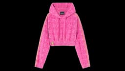 I Love Baroque Hoodie - Fuchsia Pink