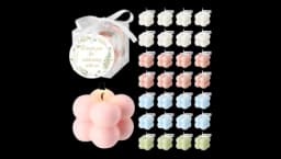 Bubble Candles Set Of 40 - Multicolor 