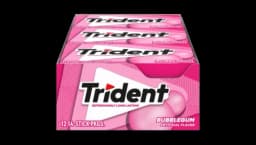 Trident Bubblegum 12 14 Sticks Packages