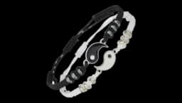 Yin Yang Adjustable Cord Bracelet