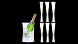 Moya Champagne Serving Set - Clear