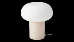 DEJSA Table Lamp - Beige/Opal White Glass