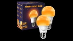 Amber Sleep Light Bulbs 60W