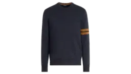 High Performance Wool Crewneck - Navy Blue