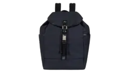 Nylon Jacquard Backpack - Black
