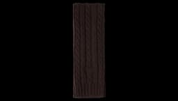 Cashmere Cable-Knit Scarf - Brown