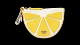 Lemon-Shaped Keyring - Pale Yellow