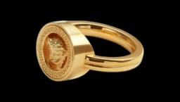 Medusa '95 Ring - Light Gold