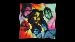 Printed Silk Twill Scarf 70 cm - Multicolor