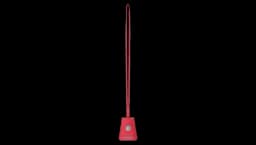 Logo-Charm Keyring - Red