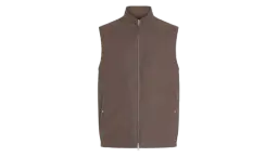 Oasi Lino Vest - Taupe Brown