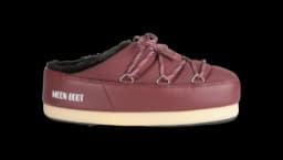 EVX Padded Lace-Up Mule Boots - Brown