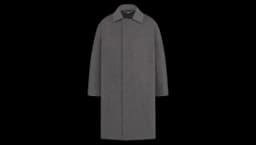 Double-Sided Virgin Wool & Cashmere Icons Coat - Gray
