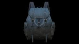 Hit the Road Backpack with Flap - Blue-Black Gradient
