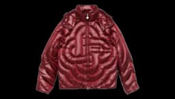 Quilted Puffer Jacket - Red
