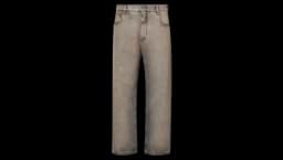 Overdyed Long Jeans - Grey