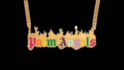 Logo-Plaque Curb Chain Necklace - Multicolor