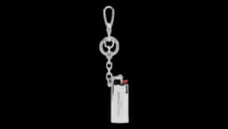 Metal Lighter Case Charm