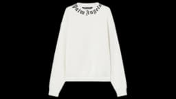 Neck Logo Sweatshirt - Off White Black
