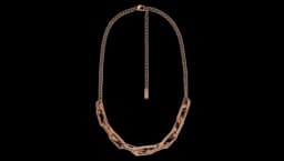 Stainless Steel Chain Necklace - Bronze
