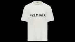 Cotton T-Shirt with Print - Black/White