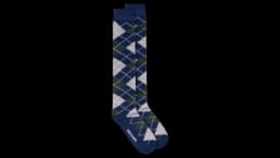 Argy Socks - Blue Iris/Grey Frost/Green June/White Natural