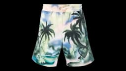 Paradise Mesh Track Shorts - Multicolor
