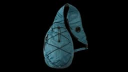 Nylon B Lens Crossbody Rucksack - Aegean Blue
