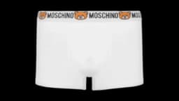 Teddy Elastic Band Set Of 2 Boxers - White