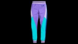 Casual Trousers - Blue/Purple