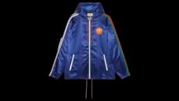 Satin Nylon Jacket - Blue