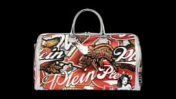 Embossed Travel Bag 3D Plein Eagle-Print - Multicolor