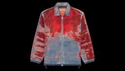 D-Krap Devoré-Denim Jacket - Multicolor