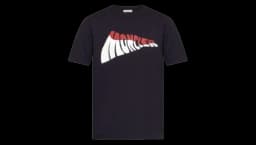 Logo-Print T-Shirt - Navy Blue/White/Red