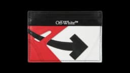 Out of Office Sneaker Card Case - Black/Red/White