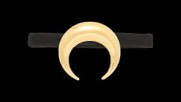 Moon Jewelry Hair Tie - Gold
