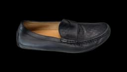 Leather Flats - Black Pre-Owned